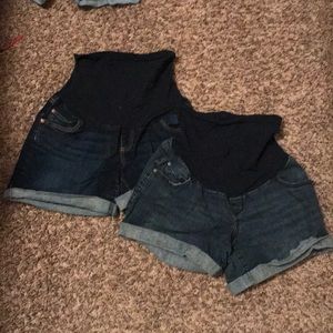 Two Pairs of Maternity Shorts